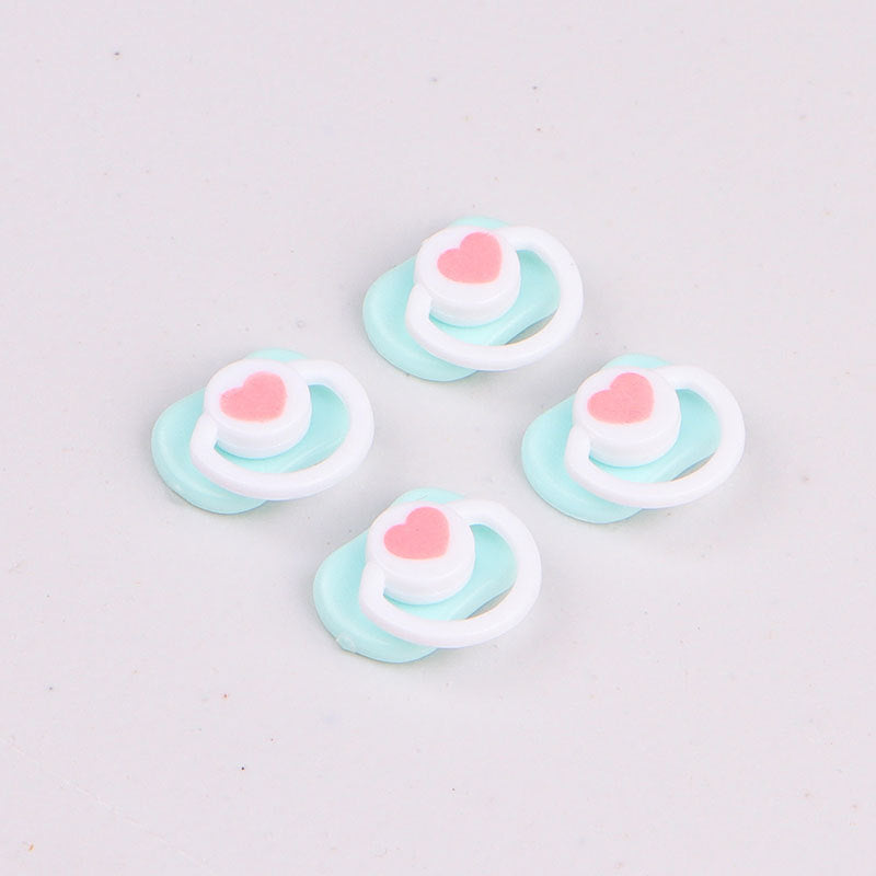 Wholesale Handmade DIY plush twisted stick accessories material doll black eyes nose Christmas hat scarf Accessories