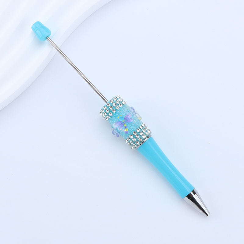 Wholesale 50pcs DIY Sugar Creative Diamond Patch Fantasy Simulation Dragonfly Broken Diamond Ball Pen