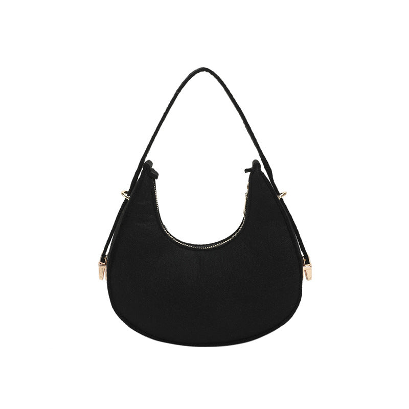 Wholesale Solid Color Plaid Underarm Shoulder Bag Handbag