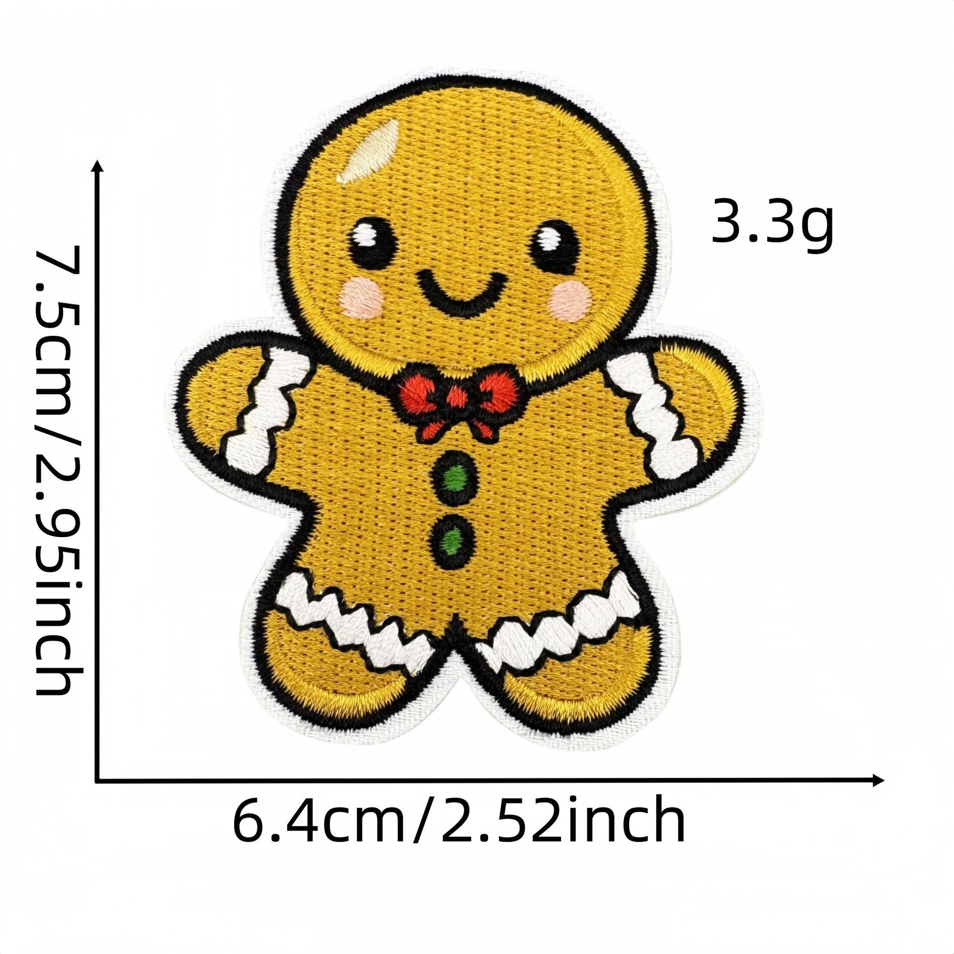 Wholesale Christmas Series Embroidered Cloth Patch Cartoon