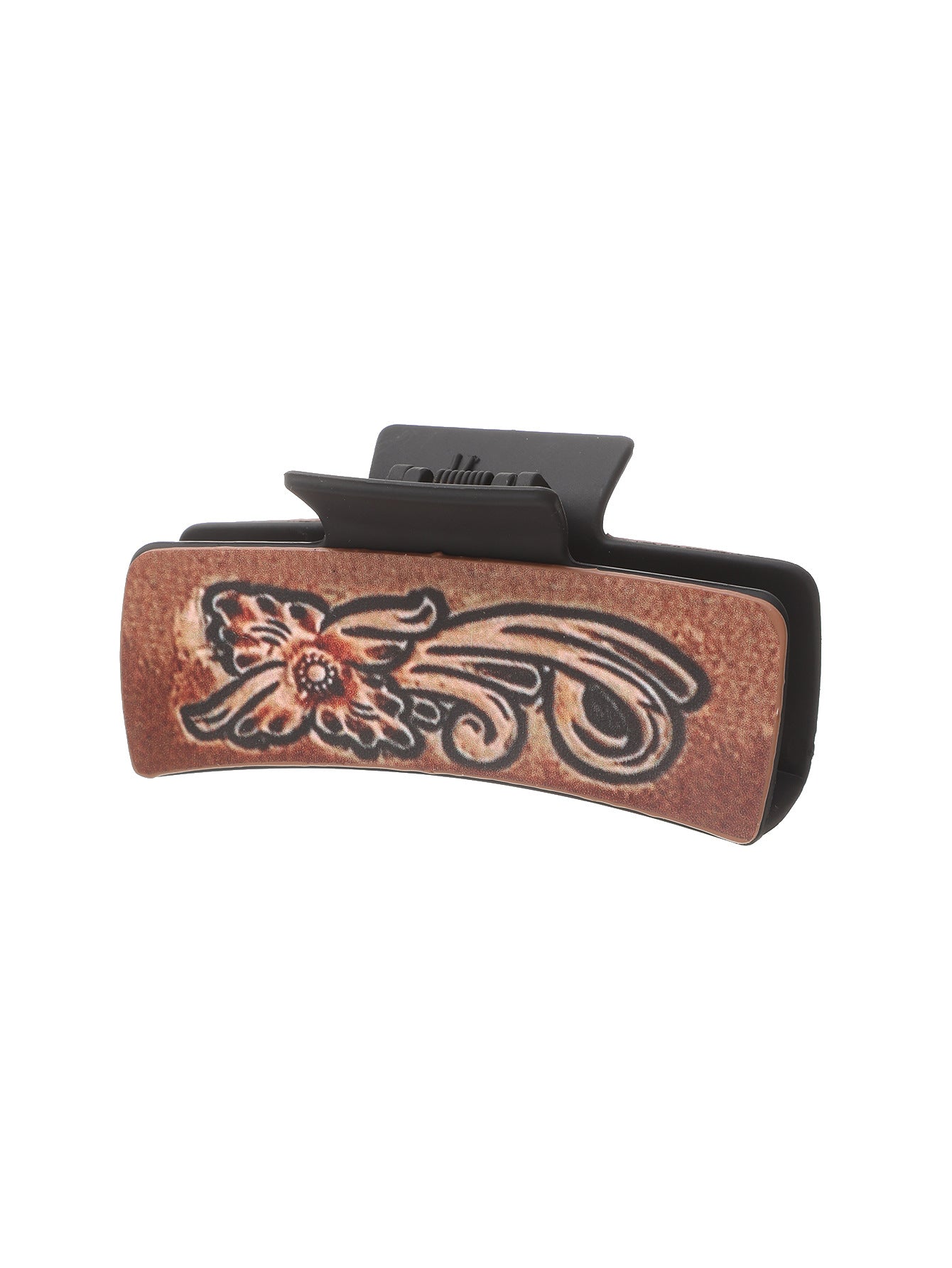 Wholesale Western Wind Sunflower Flower Leather Hairpin Shark Clip