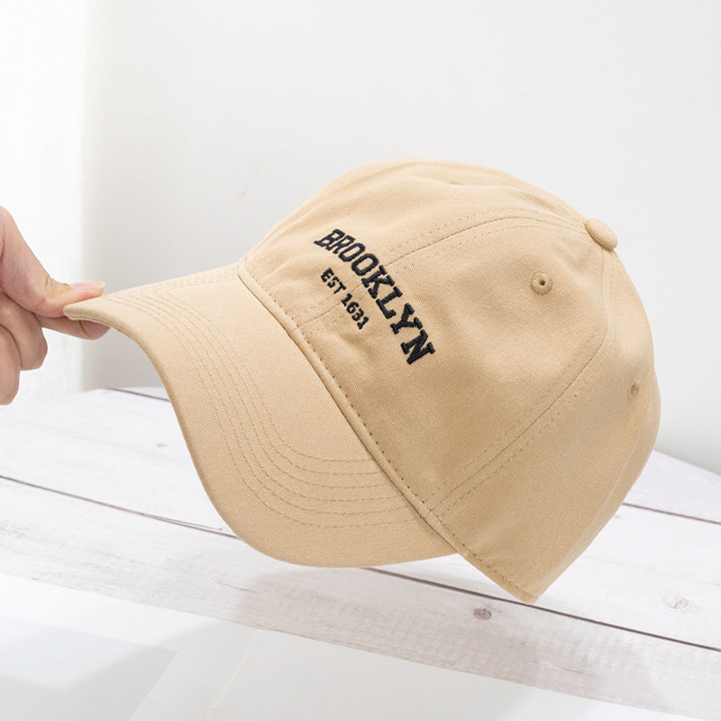 Wholesale Cotton Soft Top Vintage Embroidered Letters Baseball Cap