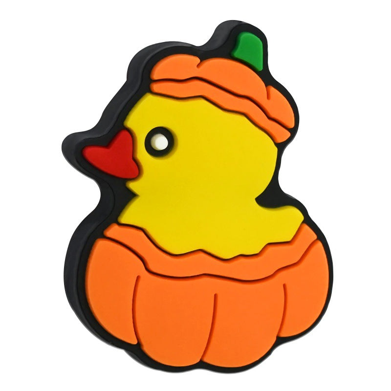 Wholesale Random 100pcs/pack   Cartoon duck beaded  Focal Beads