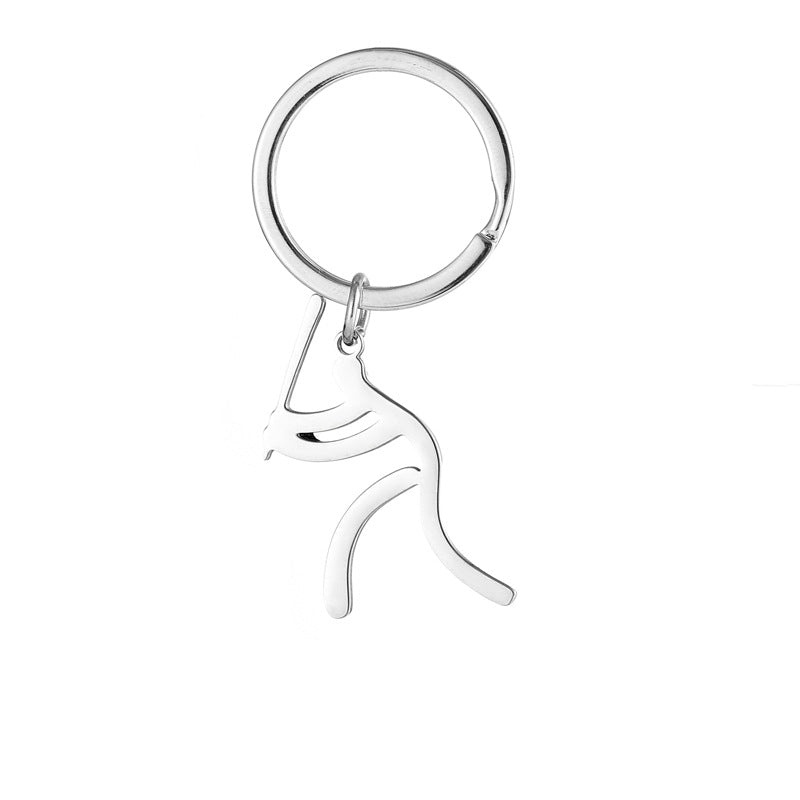 Wholesale Sports Matchman Stainless Steel Keychain