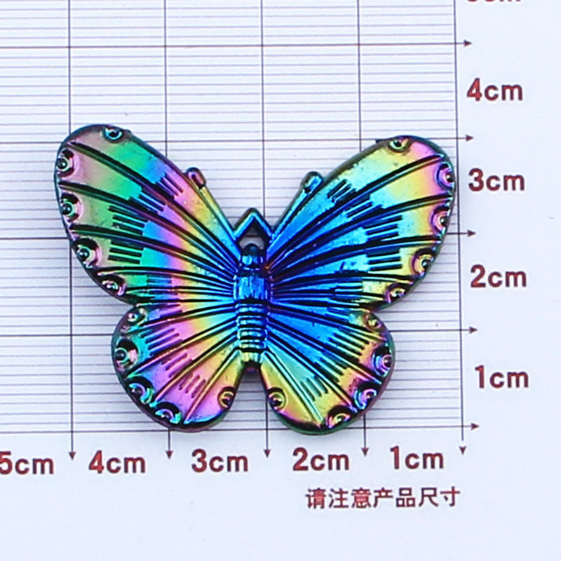 Wholesale Laser Butterfly Resin Cream Glue Phone Case
