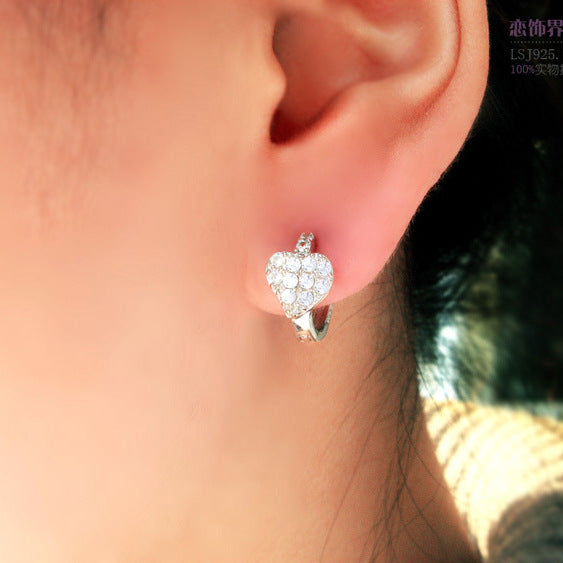 Wholesale Sterling Silver Flower Women's Niche Fashion Elegant Earrings