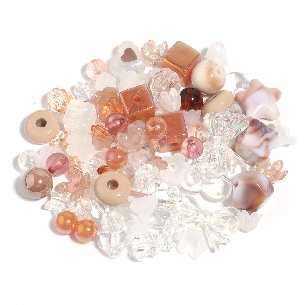 Wholesale Acrylic phone charm with random mixed cartoon beads