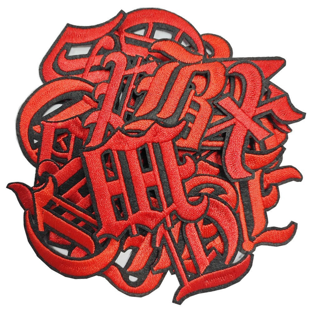 Wholesale A-Z alphabet embroidery patch