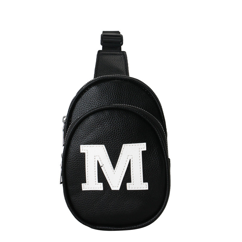 Wholesale fashionable baby PU letter crossbody small chest bag