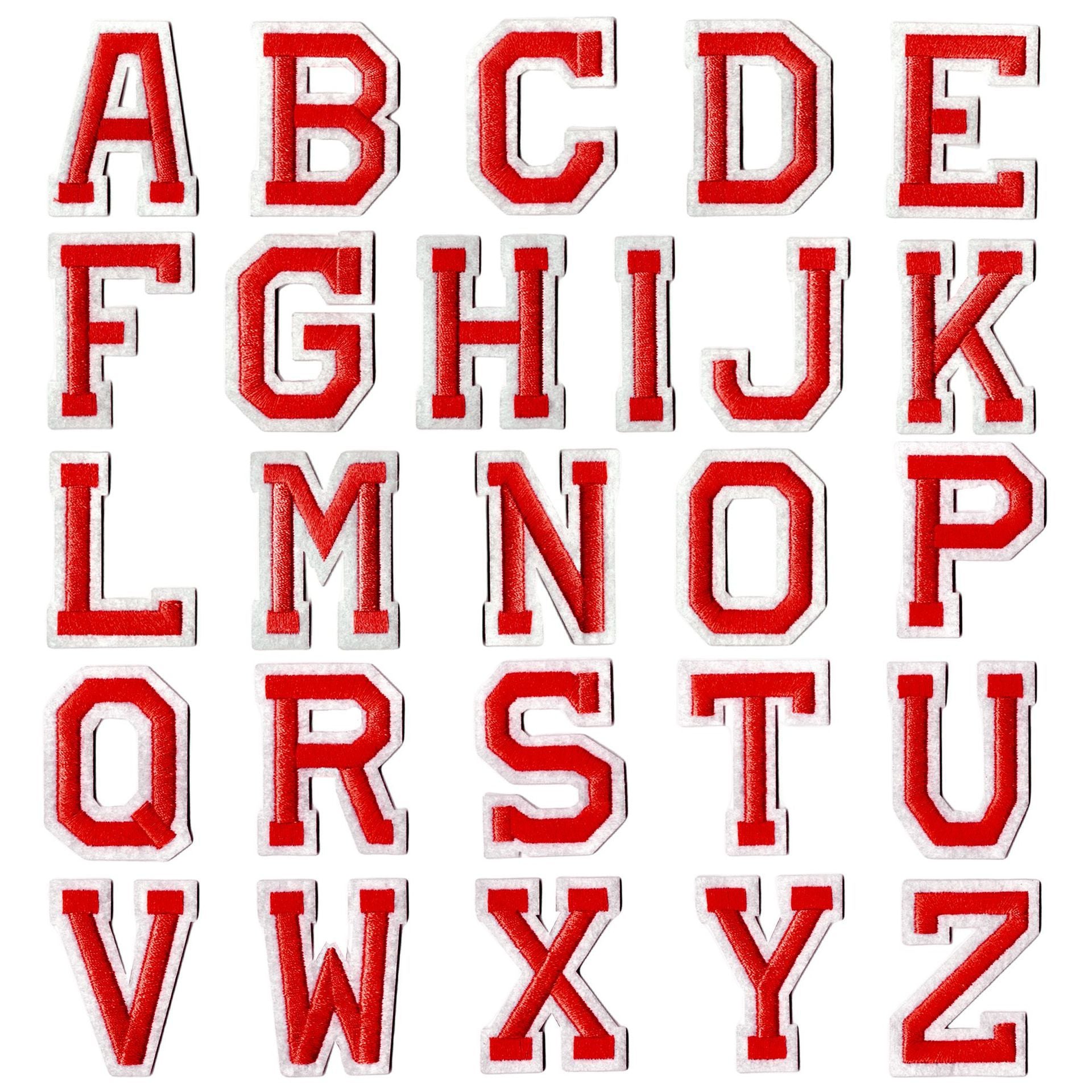 Wholesale Fabric Embroidered Alphabet Patches 26 Gold Letters Set For DIY Clothing Towel Decorative Gift