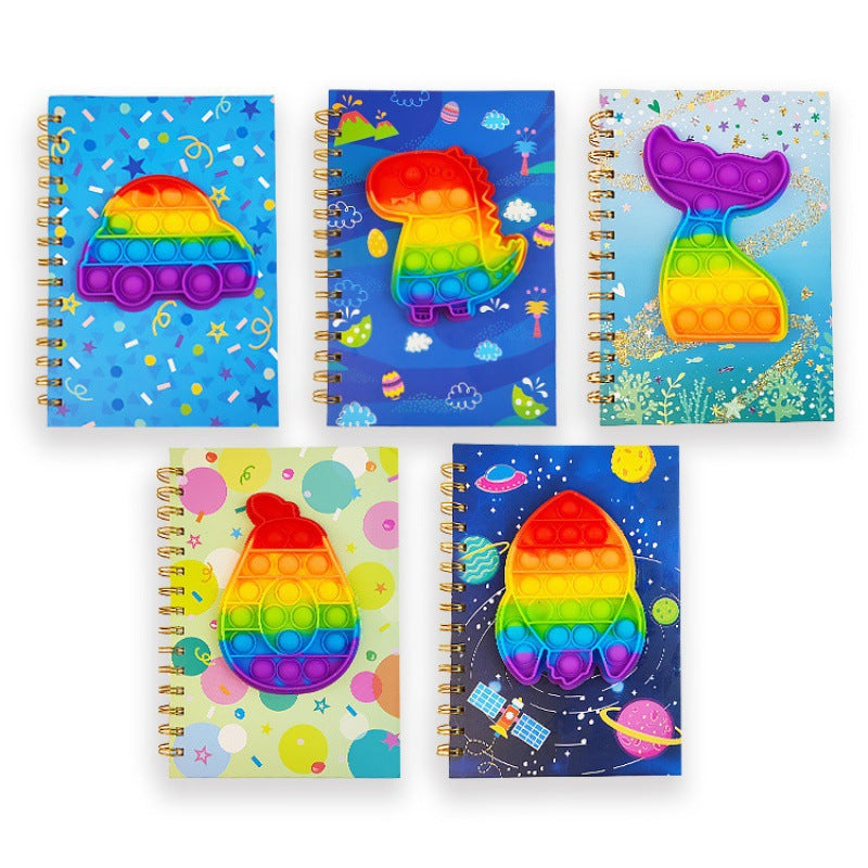 Wholesale cute cartoon coil notebook decompression notebook