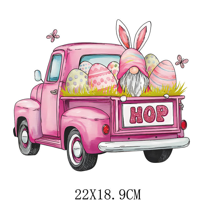 Wholesale 10pcs Easter Rabbit Radish UV DTF Ready to Press Transfers Wrap