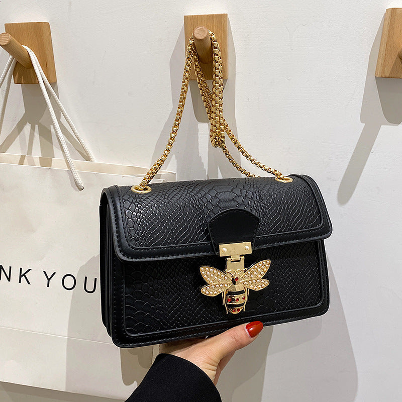 Wholesale The New Fashion Trend Retro Chain Crossbody Small Square Bag Is Foreign and High-end