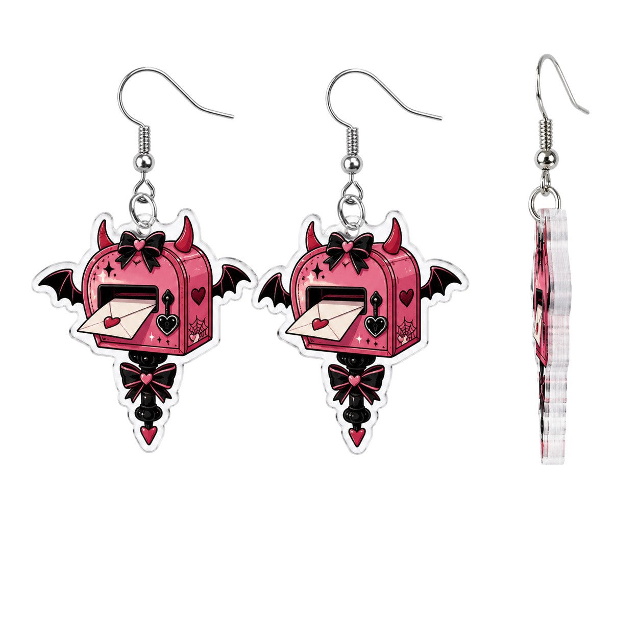 Wholesale 2D Acrylic  Cartoon Dessert Cake Earrings Sweet Cool Style Fashion Jewelry Accessory Gift Boutique Resale