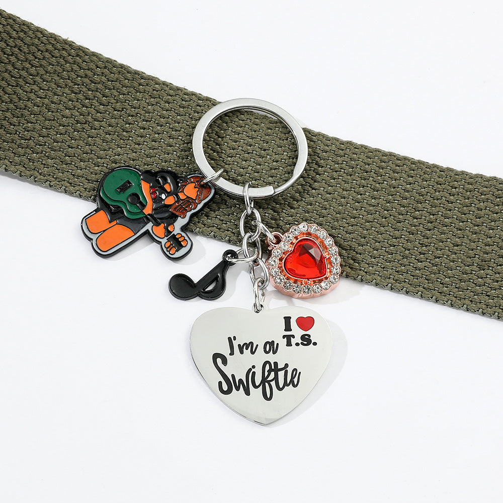 Wholesale Taylor Swift Metal Keychains