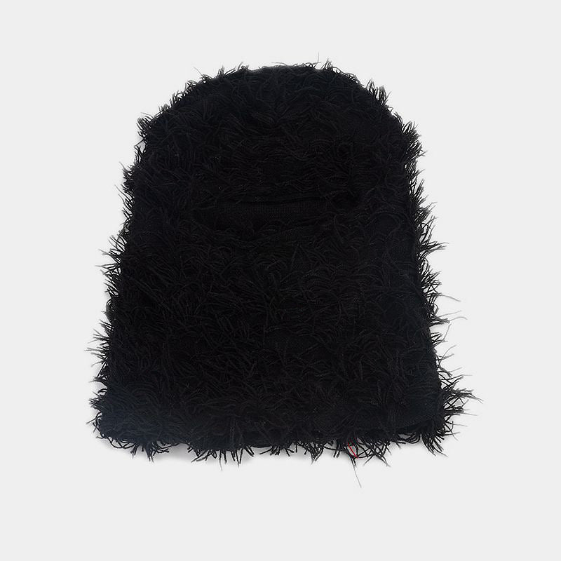 Wholesale Cotton Single Hole Knitted Face Masks for Outdoor Warmth Protection and Face Caps