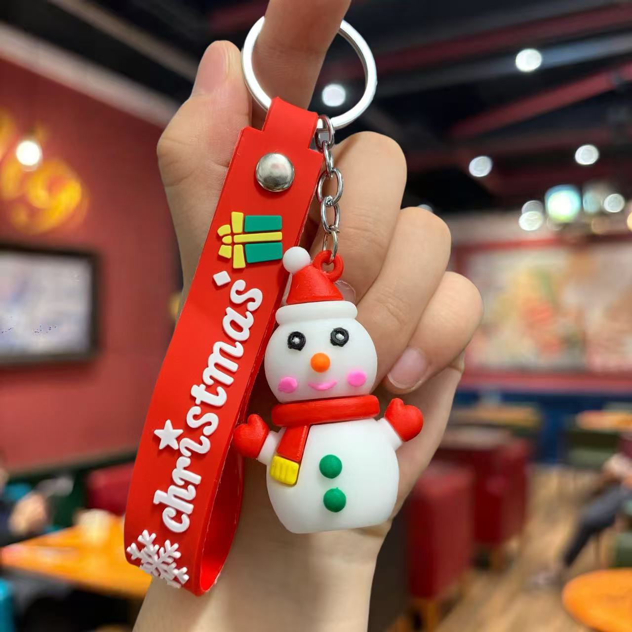 Wholesale Christmas keychain  gift pendant  Keychains