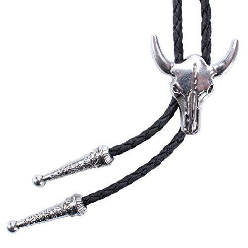 Wholesale Western cowboy long pendant sweater chain leather