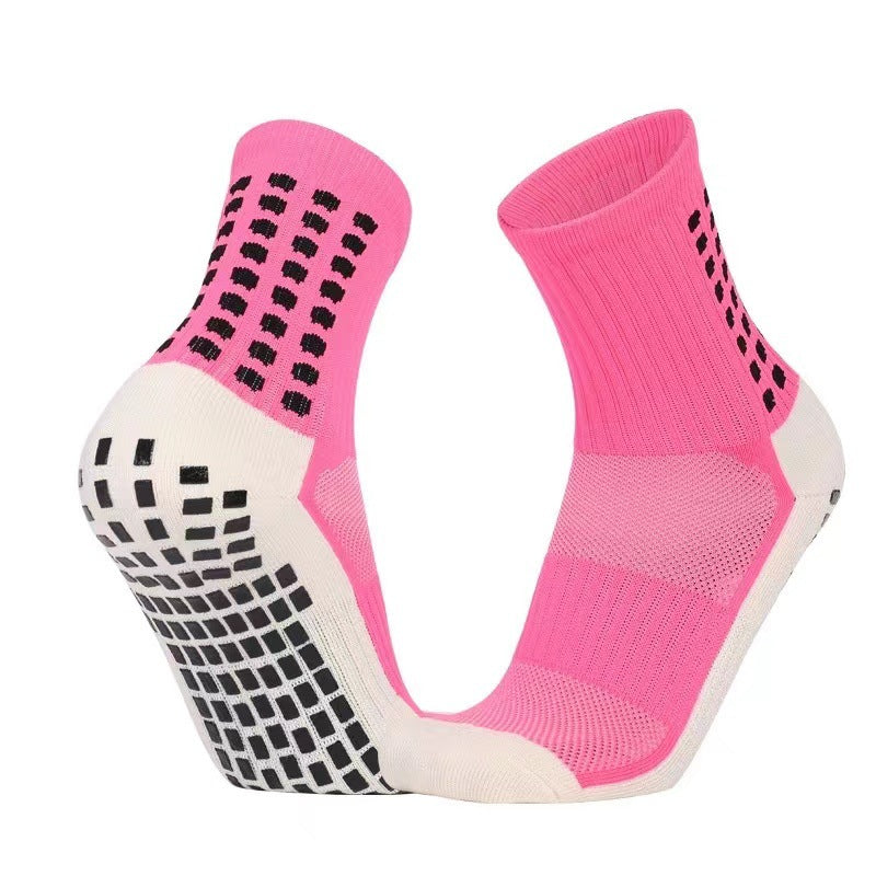 Wholesale Adult Anti Slip and Sweat Absorbing Thick High Tube Sports Socks