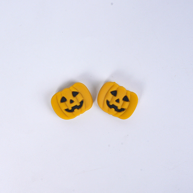 Wholesale 20pcs/pack Halloween Pumpkin Silicone Beads