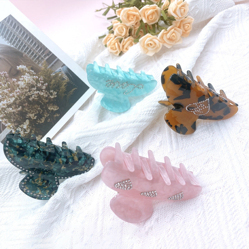 Wholesale Valentine's Day Vintage Diamond Encrusted Medium Hair Clip