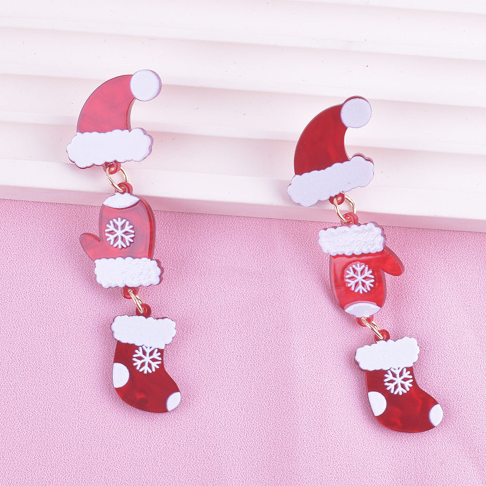 Wholesale Christmas tree earrings