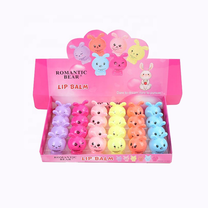 Wholesale 24PCS/PACK Plastic Rabbit Ball Lipstick