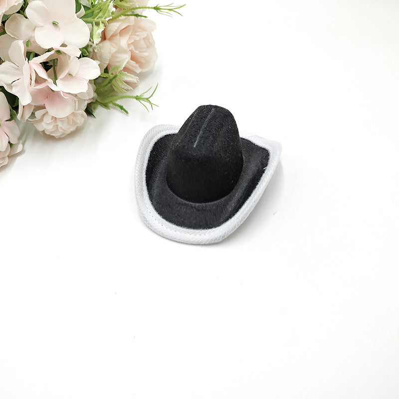 Wholesale Mini white wine bottle hat doll accessories