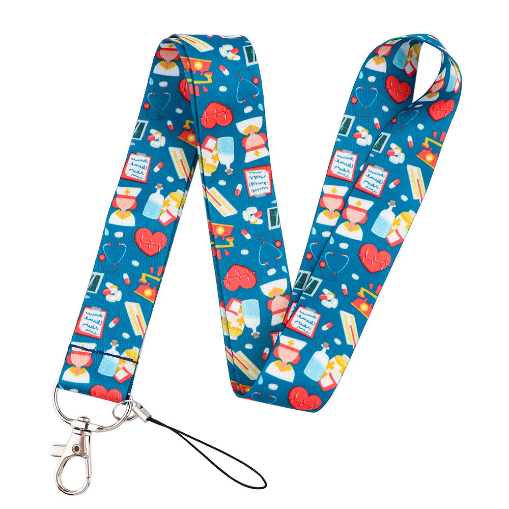 Wholesale Cartoon Doctor Series Phone Lanyard Keychains