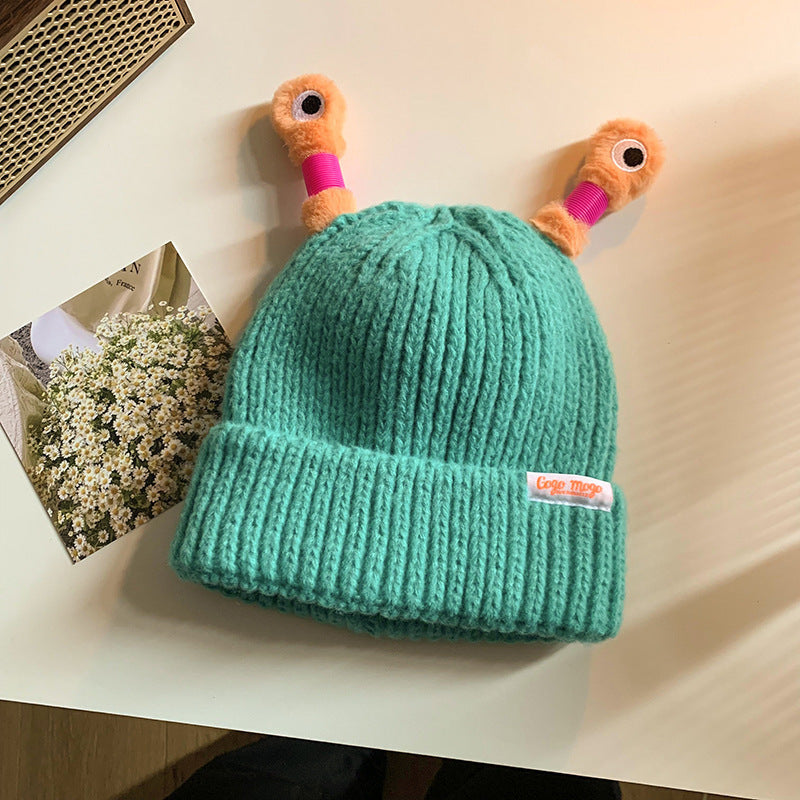 Wholesale Cute and Funny Frog Knitted Woolen Hat