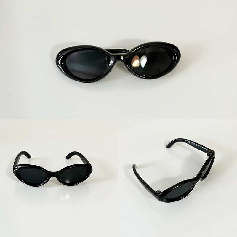 Wholesale 6. 5cm wide glasses doll sunglasses Doll Accessories