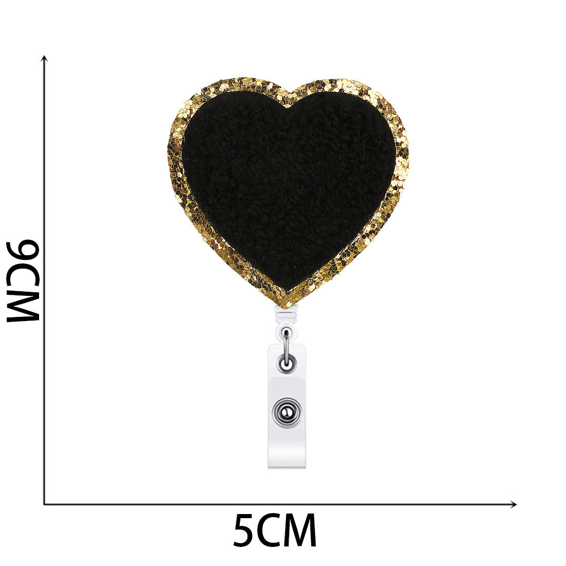 Wholesale towel embroidery love easy pull-up button embroidery cloth stickers