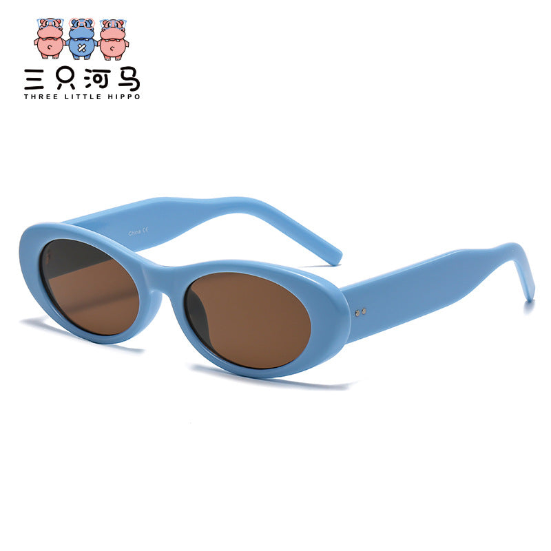 Wholesale Oval Frame Small Frame Sunglasses