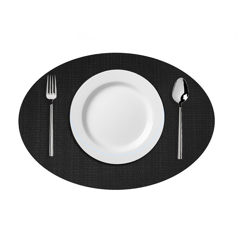 Wholesale Oval Placemat American Style PVC Western Placemat