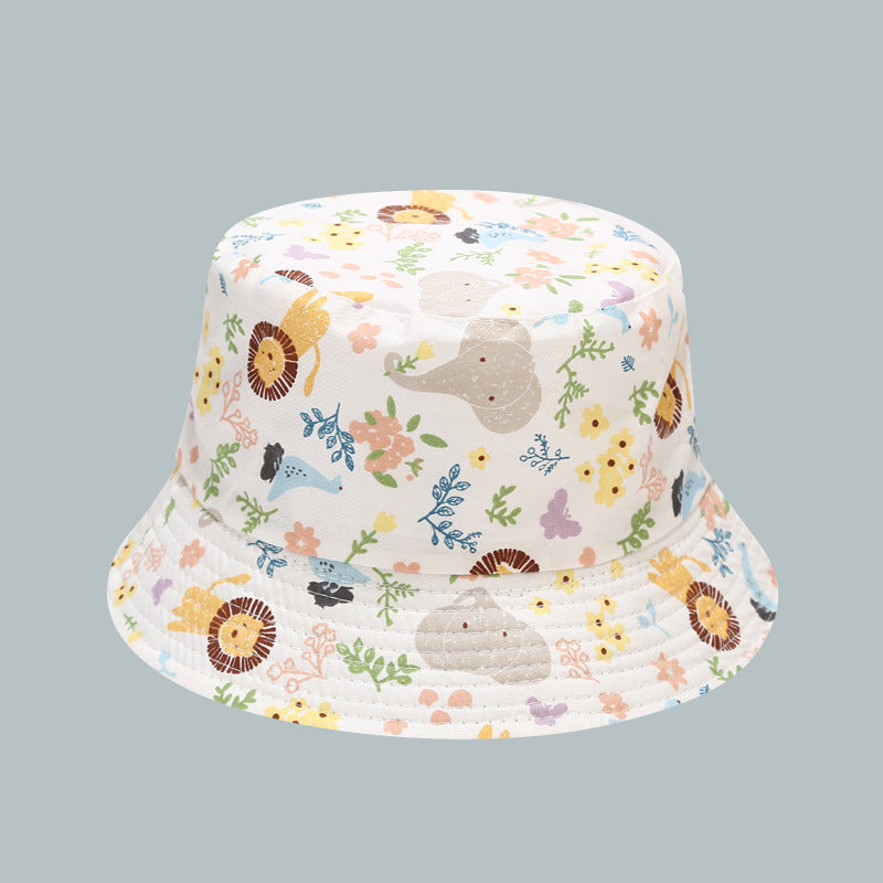 Wholesale Pattern Baby Hat Sunscreen Sun Hat 52cm Basin Hat