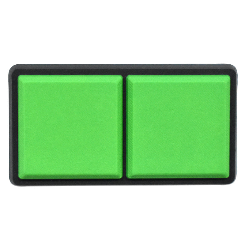 Wholesale Random 100pcs PVC Cartoon Fun Tetris Hole Shoe Buckle DIY Accessories