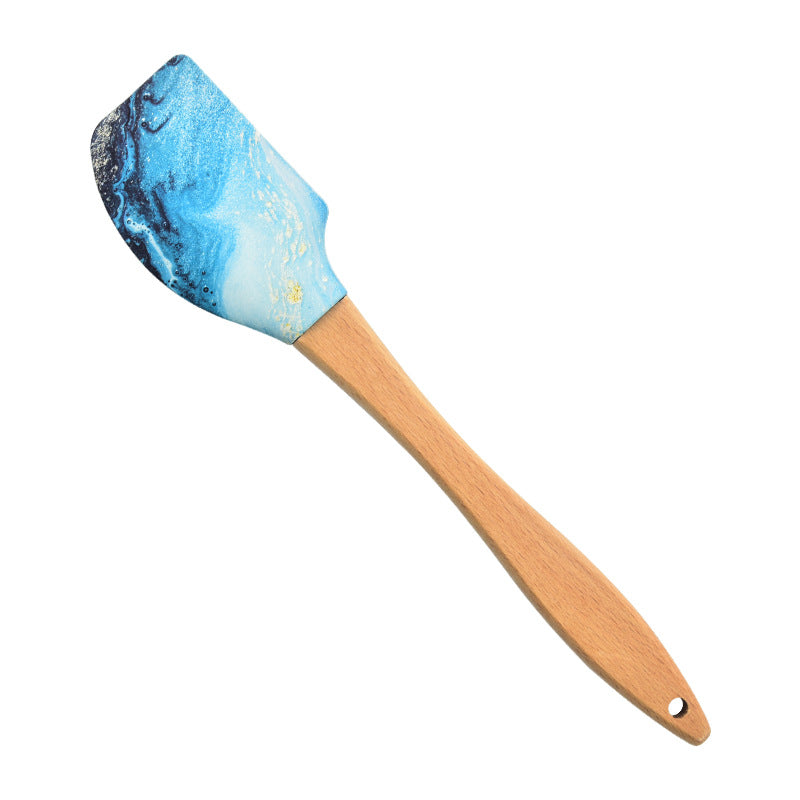 Wholesale Medium Spatula Wooden Handle Baking Tool