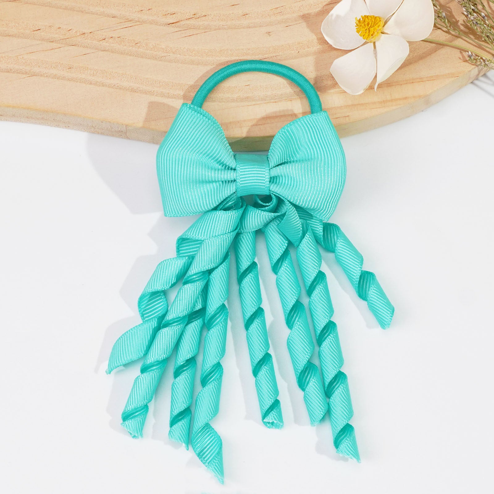 Wholesale bow rubber band roll thread belt Christmas headdress