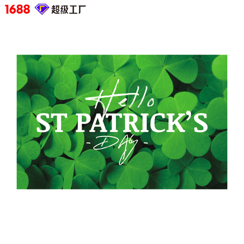 Wholesale St. Patrick's Day Background Cloth Decorations