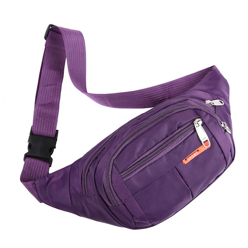 Wholesale Men's waist bag outdoor mountaineering cycling climbing mobile phone bag crossbody chest bag