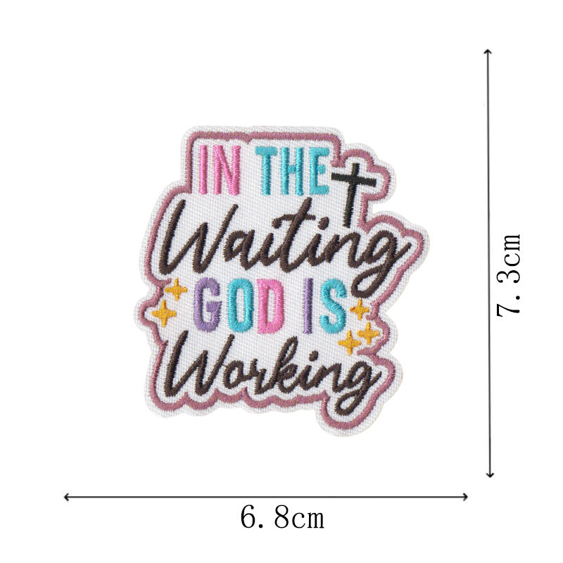 Wholesale  Bible Cloth Embroidery  DIY Patches