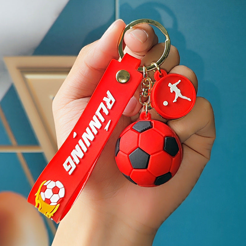 Wholesale Simulated football keychain bag pendant