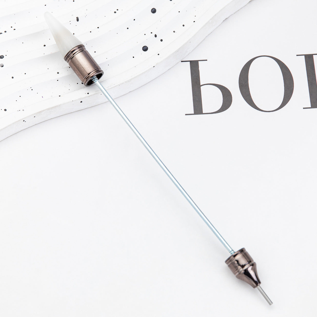 Wholesale 2pcs Nail Art Tool Double-ended Dot Drill with Wax Blotting Dot Pen