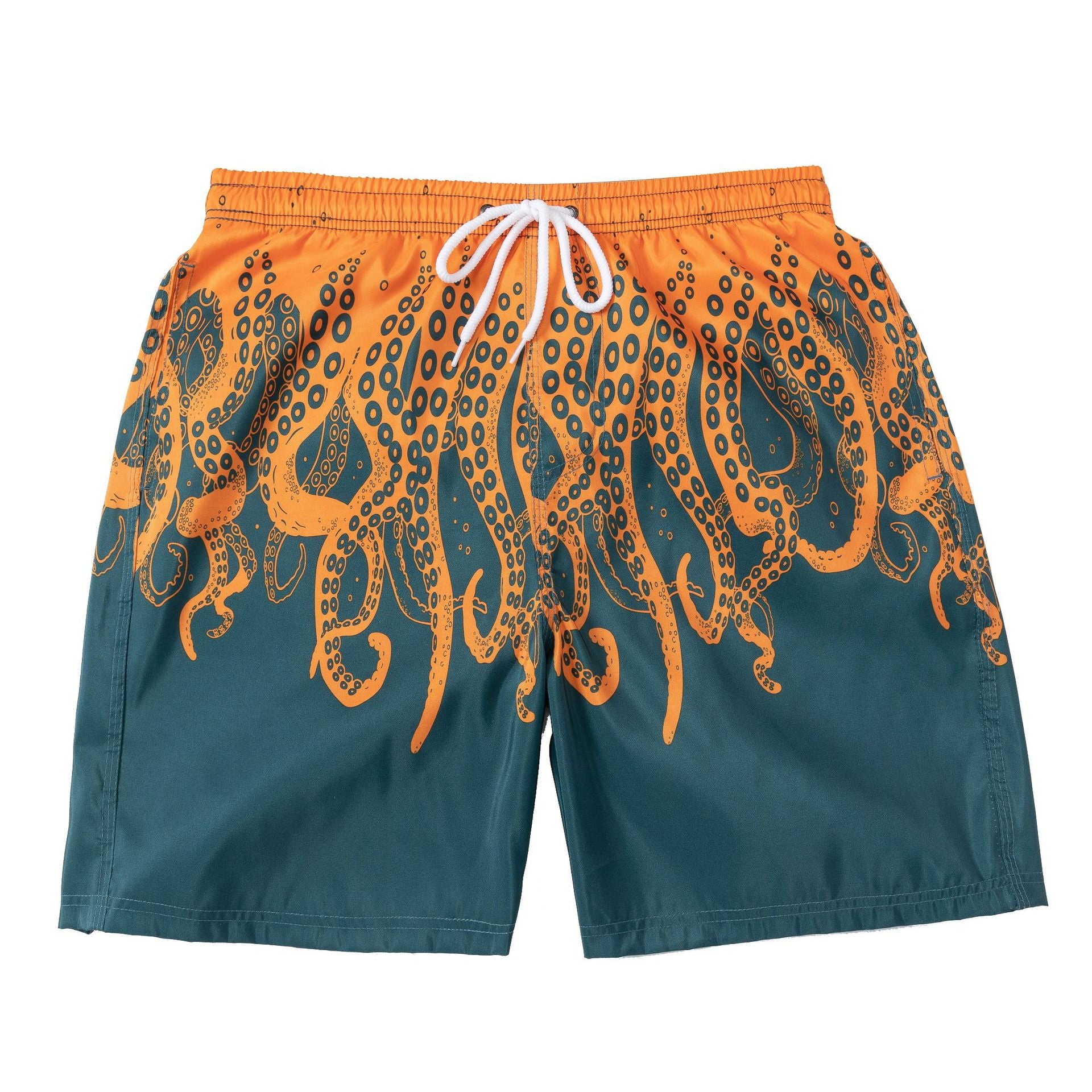 Wholesale Quick-drying Beach Pants Loose Lined Swim Trunks Men's Shorts Swimwear