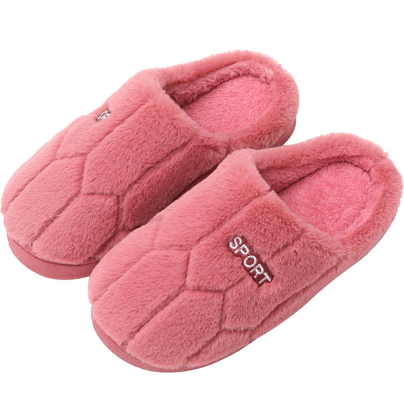 Wholesale Plush Thick Bottom Autumn and Winter Slippers