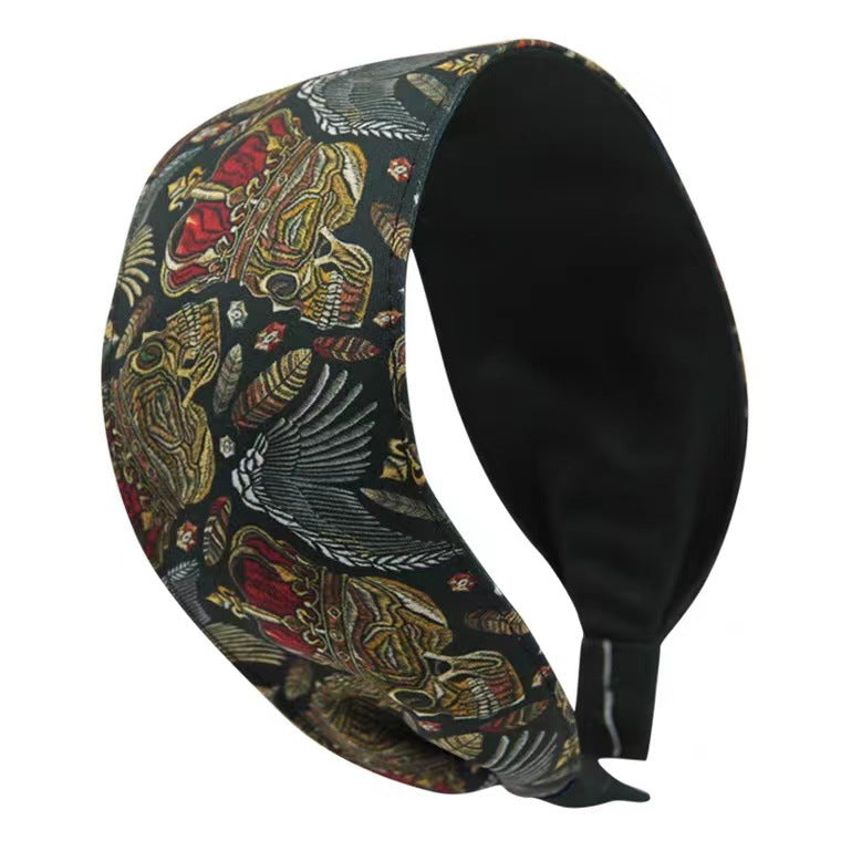 Wholesale Fabric Wide Edge Multi-color Printed Headband