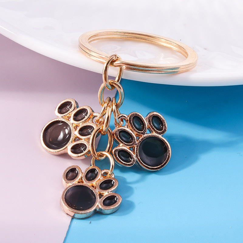 Wholesale Bear Claw Cat Claw Metal Keychain