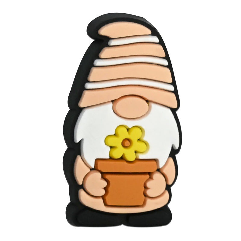 Wholesale Random 100pcs Color Cartoon Hat Small People Focal Beads