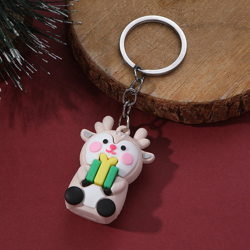 Wholesale Christmas PVC Keychain