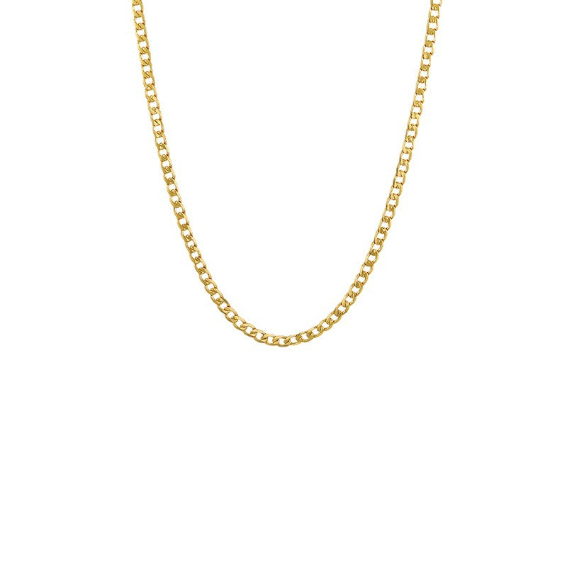 Wholesale 12pcs 24K Gold Plated Pendant Simple Necklaces